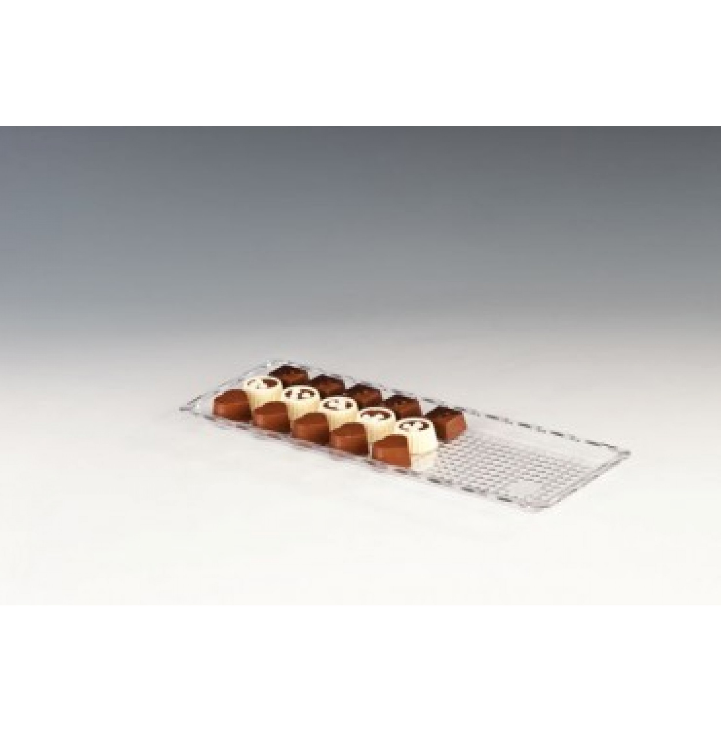 POLYCARBONAT ÇİKOLATA TEŞHİR TEPSİ 10 X 30 Cm